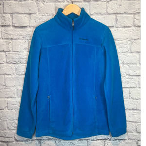3/$15 Youth Childrens XL 18/20 Blue Columbia Sportswear Fleece Zip Up Coat